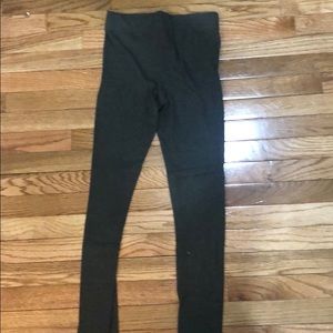 Thick waist band green leggings